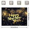1Pcs Winter Fireworks New Year Celebration Decoration Background Holiday Backdrop Decorations For Photo Studio Photo Booth Party