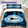 Set Copripiumino Trapuntato con Motivo Arminia Bielefeld Copripiumino Federa Decorazione per la Casa Regalo di Compleanno (1 * copripiumino + 2 * federe senza imbottitura)09