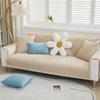 Inverno Semplice Moderno Tinta Unita Flanella Cuscino Divano Tessuto Cuscino Peluche Corto Fodera Divano Antiscivolo Cuscino Sedia