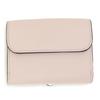 Chloe CHC21WP945F57 WILD GREY 084 24AW Pink Gray Wallet Alphabet Flap Small Trifold Wallet Women's [Used]