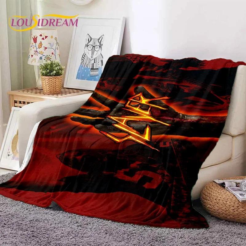 Rock Slayer Heavy Metal Band Soft Flannel Blanket for Beds Bedroom Sofa Picnic,Throw Blanket for Cover Outdoor Leisure Nap Gift