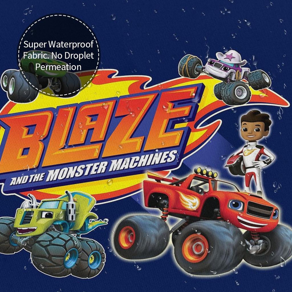 Blaze And The Monster Machines Crew Shower Curtain Bathroom Polyester Waterproof Bath Curtains With Hooks