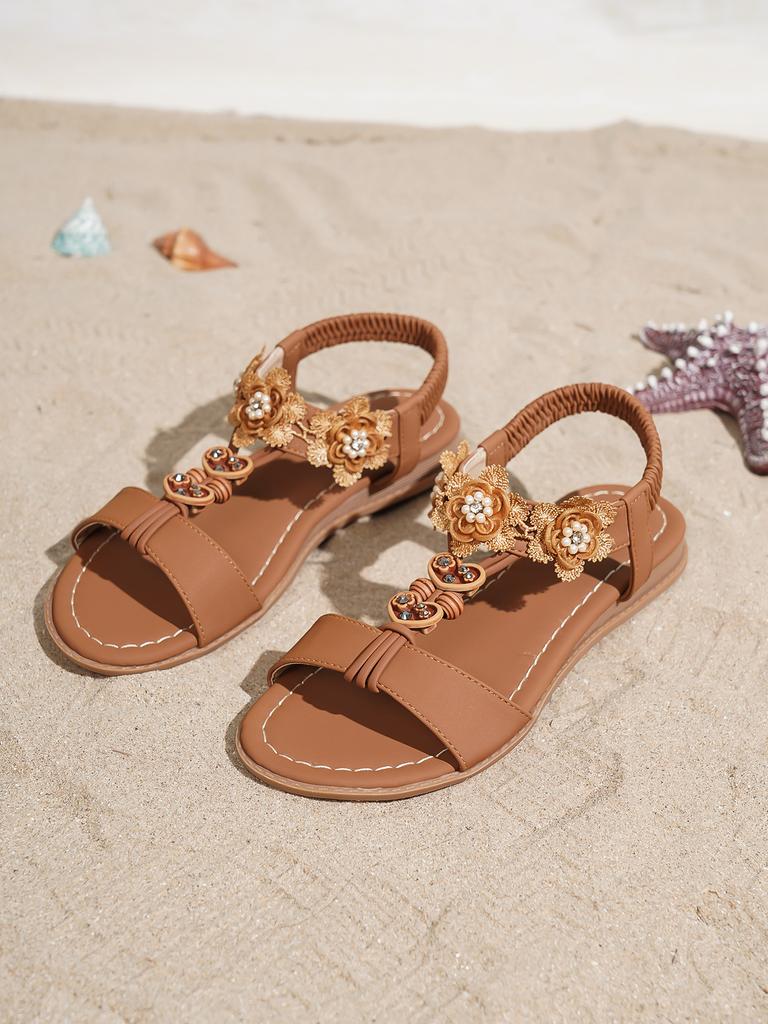 Women's Summer New Fashion Sandals Comfortable Beach Beach Flat Versatile Sandals