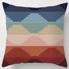 Geometric Abstract Pattern Plush Square Cushion Cover Family Chair Living Room Bedroom Sofa Decorative Pillowcase 45X45Cm