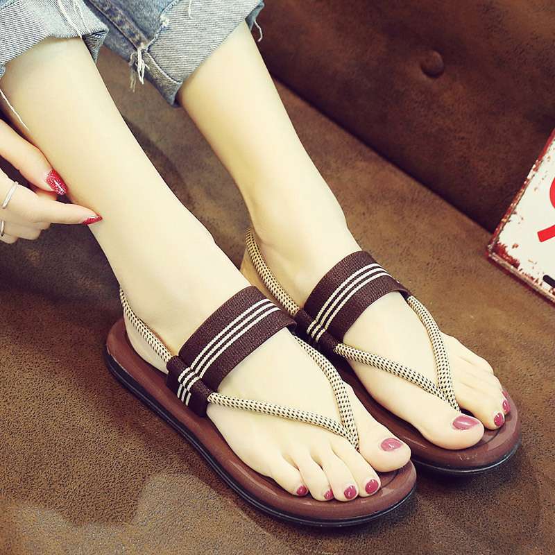 Trendy new summer sandals men's flip-flops cool slippers couple beach shoes non-slip flat bottom fashion personalized sandals