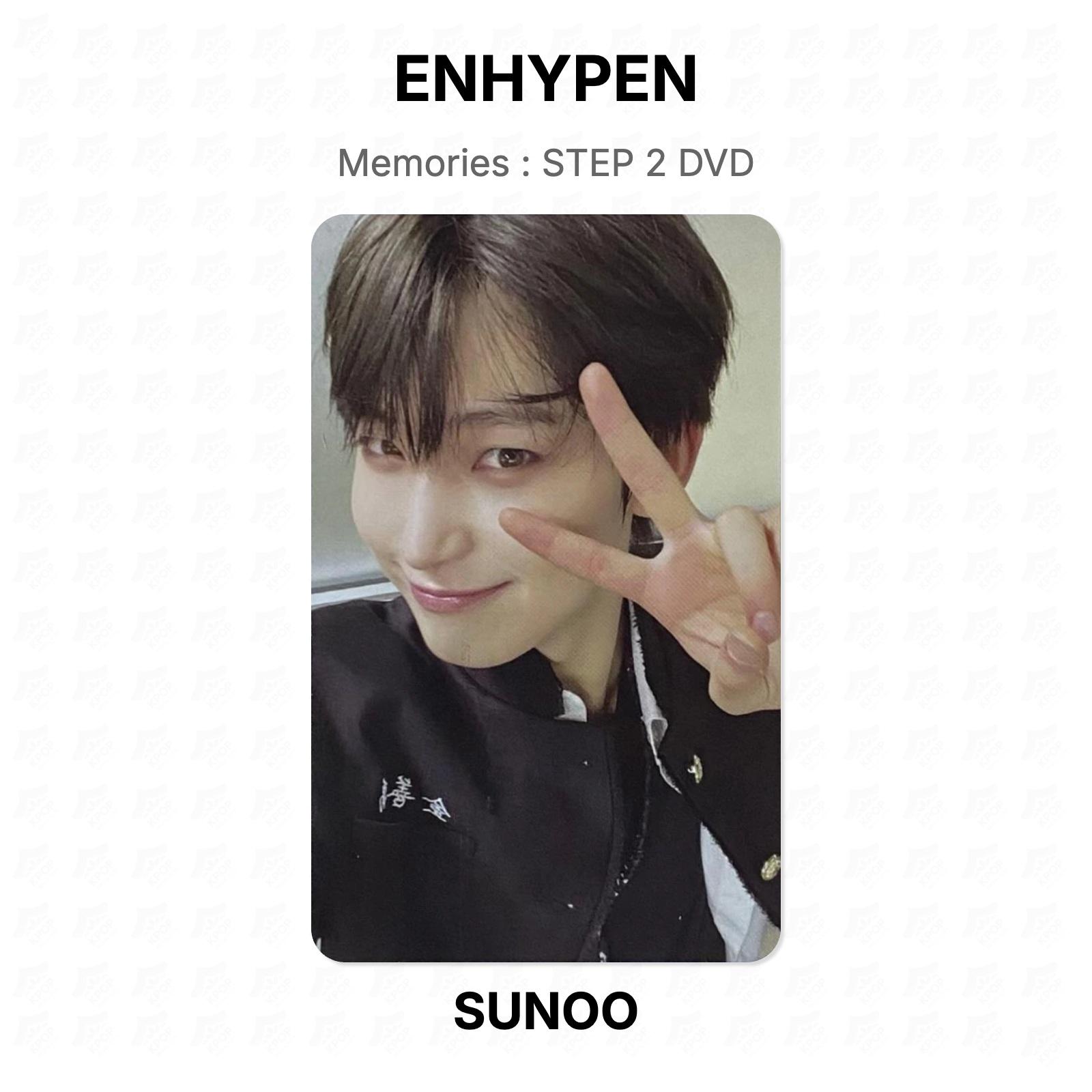 ENHYPEN Memories : STEP 2 DVD Official Photocard SUNOO