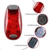 Luce di sicurezza impermeabile con clip blu/rosso/verde per bicicletta, luci di navigazione a LED per barche marine