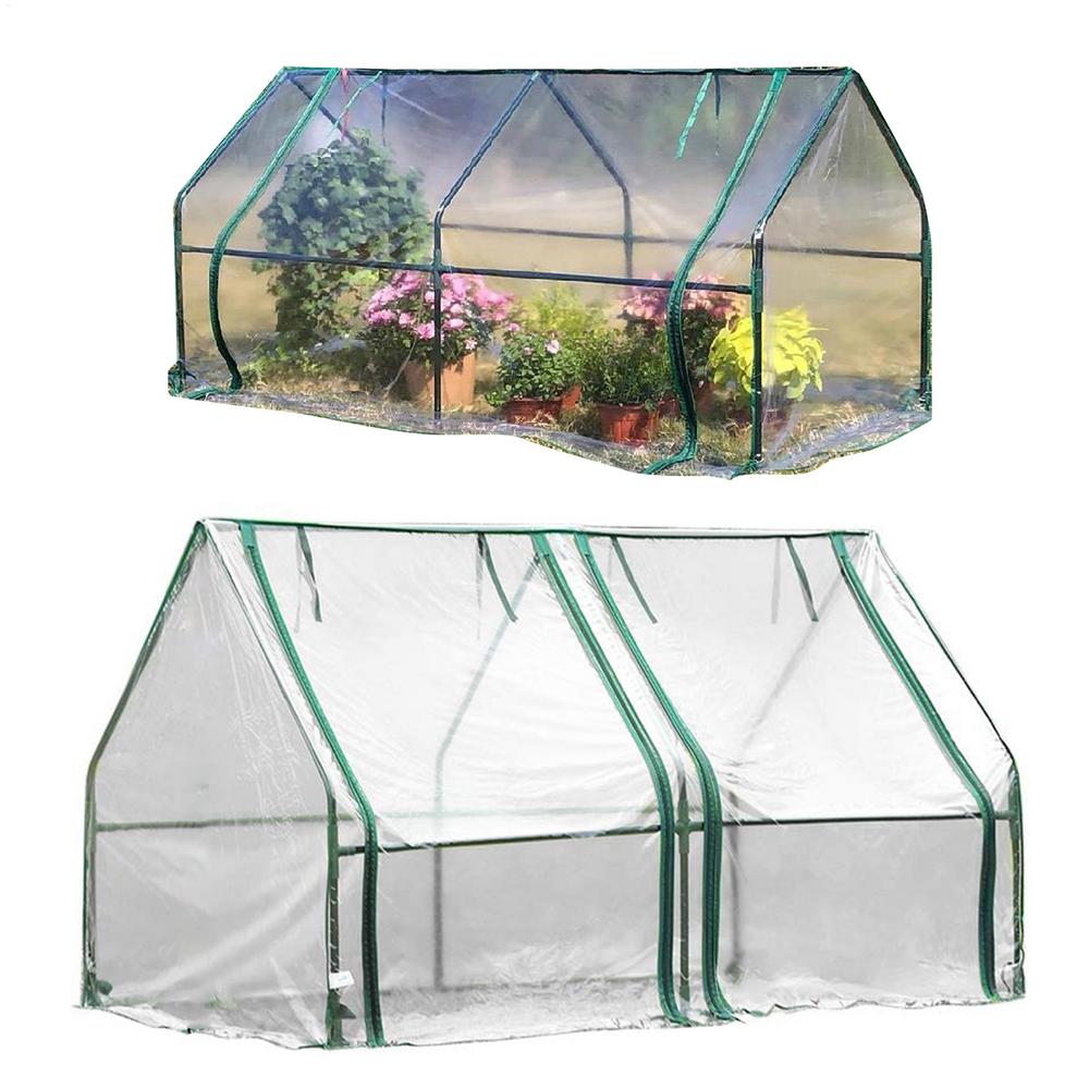 Portable Grow Tunnel Cover Portable Hot House Warm Room Shade Antifreeze Portable Greenhouses For Balcony Courtyard Garden