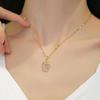 Exquisite Zircon Moon & Heart Women's Clavicle Necklace