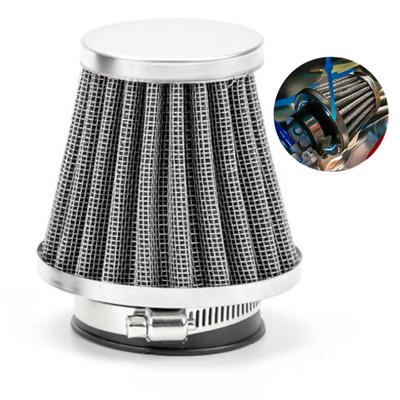 Morsetto universale per filtro aria a fungo per moto, filtro aria per carburatore ad alto flusso, filtro di sfiato per carter motore