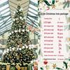 Large Luminous Christmas Tree Frame - 3 to 10 Meters for Hotels & Malls