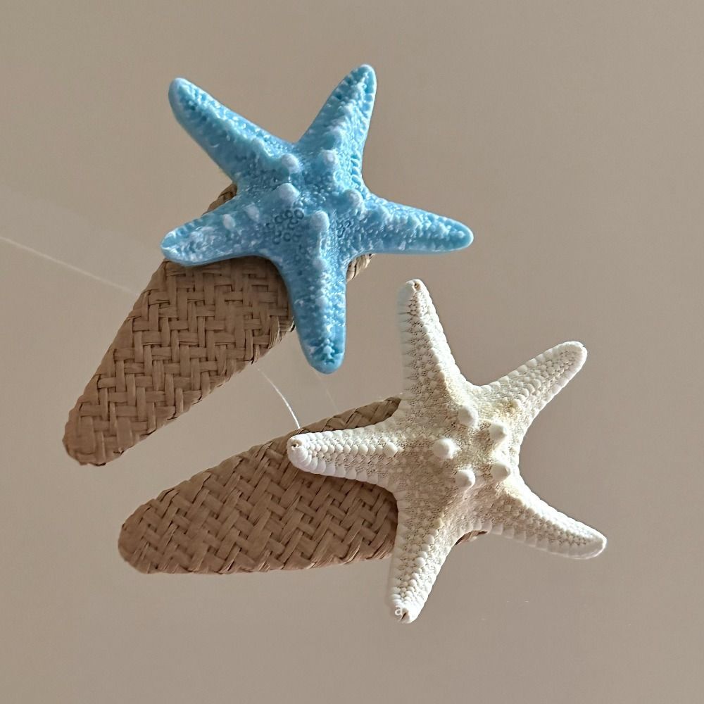Beach Starfish Hair Clip Korean Style Sweet Bangs Clip Elegant Sea Star Hairpin Ladies/Girls