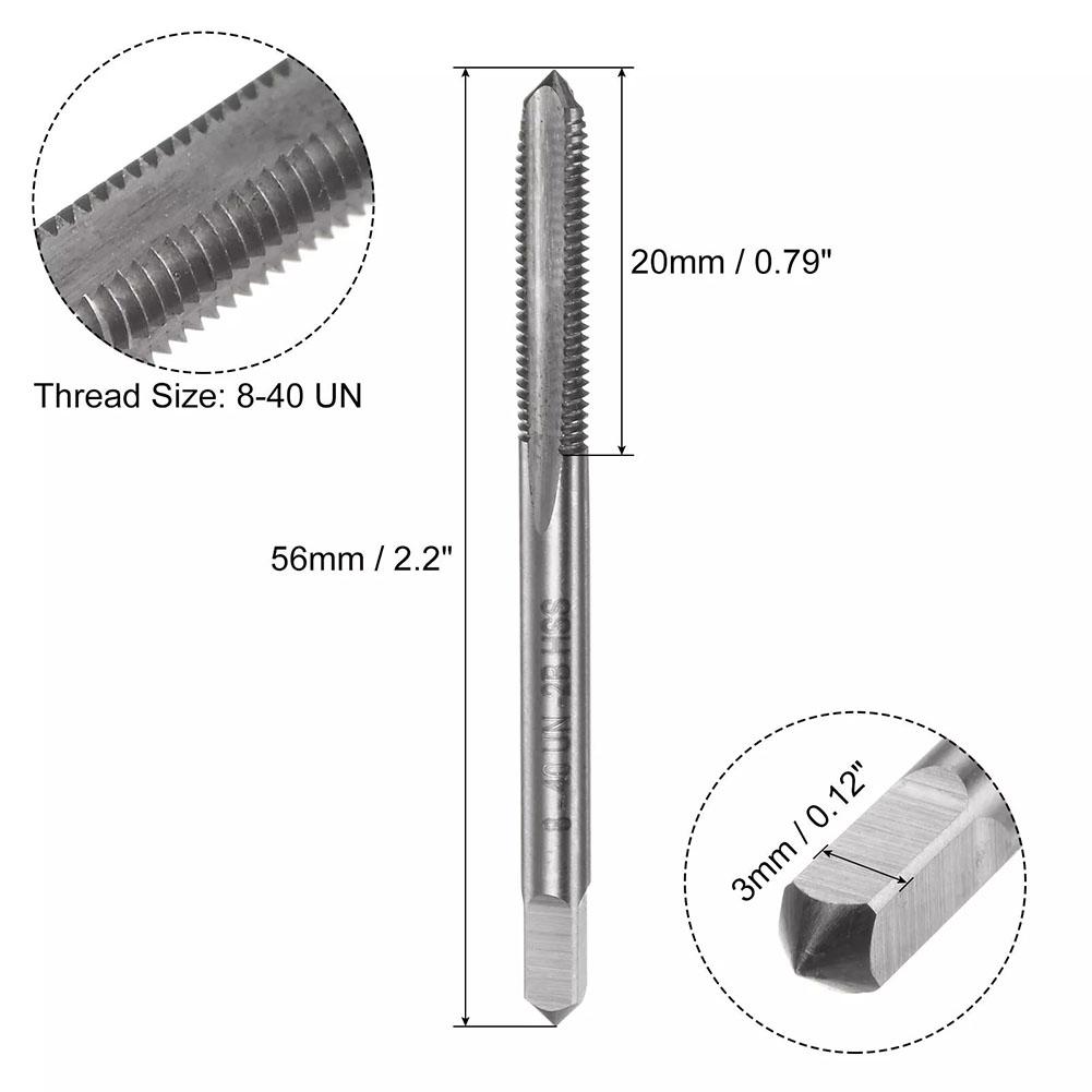 6542 HSS Tap High Speed Threading Tap Machining Threading Efficient Thread Cutting Fast Chip Removal High Hardness