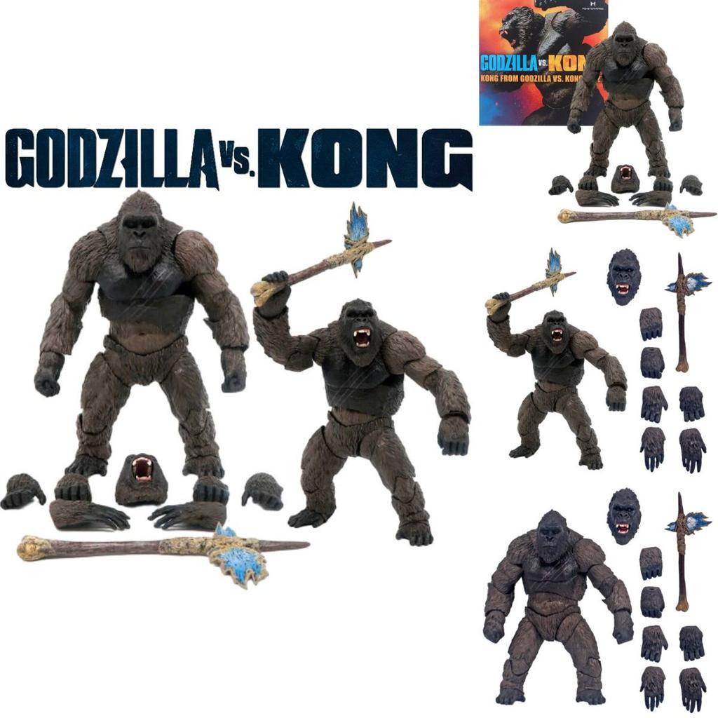Godzilla Vs. King Kong Toy Action Figure Model 14cm/5.51in Size Black Color