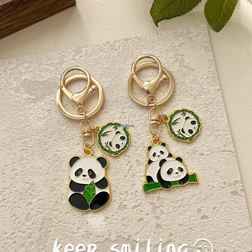 Panda Keychain: Chinese Style Cultural & Creative Cartoon Bag Pendant