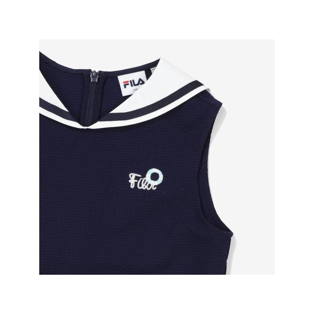 [fila Kids] Seersucker Dress  Fk2opf2301f Owh  q0zFk2opf2301fOwh