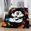 Die Mickey Maus Cartoon-Decke ist flauschig und weich, geeignet für Kinder und Erwachsene und perfekt für Zuhause, Reisen, Camping an