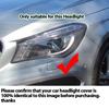 2Pcs/2 Pair Car Headlight Cover for Mercedes-Benz C117 W117 CLA 2013-2016 Lampshade Bright Shell Head Lamp Lens Covers