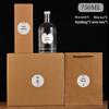 Transparent Frosted Empty Bottles for Vodka, Wine, Baijiu, and Homemade Fruit Liquor