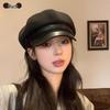Korean Style Women's Autumn/Winter Beret: Face-Slimming Retro Newsboy Cap.