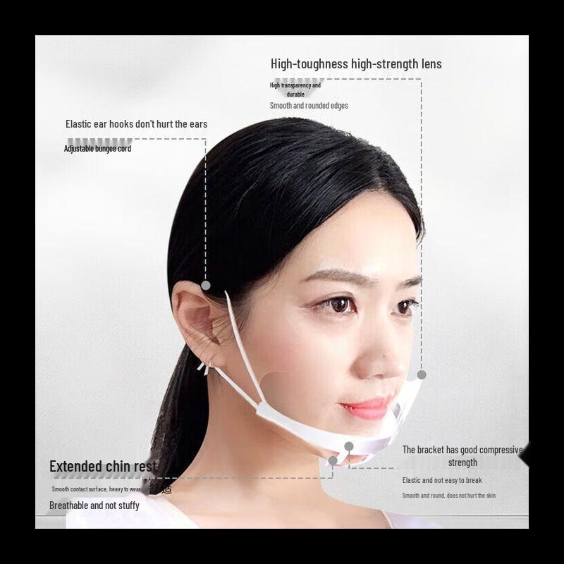 NHZHIW Chef Transparent Masks