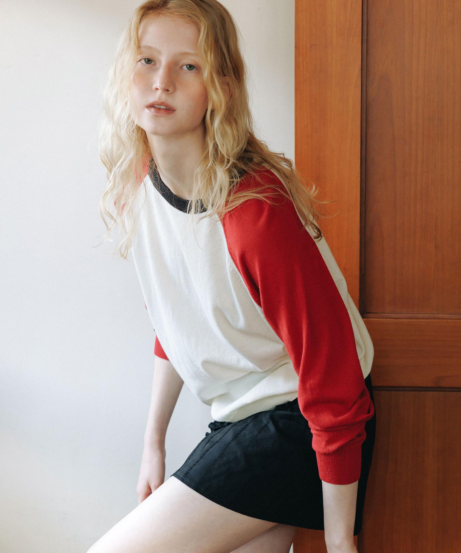 Annies Peter Raglan Knit (Red) Red
