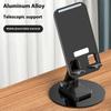 1pc/2pcs Aluminum Rotating Cellphone Holder for Phone Tablet Folding Angle Height Adjustable Tabletop Support Cradle