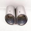 Silver Exhaust Muffler for 12-14 Malibu, Lynk & Co 02, Straight-Through Tailpipe