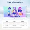 Custom Text Beach Towel, Soft Absorbent Swimming Multi-use TowelKpop Demon Hunters