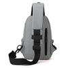 Nouveau sac messager tendance sac de poitrine pour homme grande capacité simple léger sac à dos décontracté sac à bandoulière sac tendance pour homme
