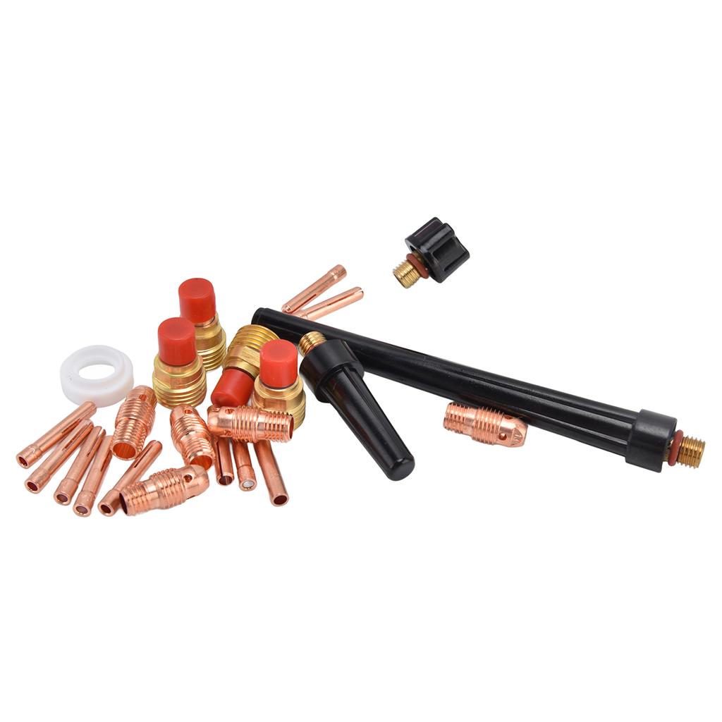 46Pcs TIG Gas Lens Kit Collet Body Assorted Size for WP92025 TIG Welding Torch Accessories