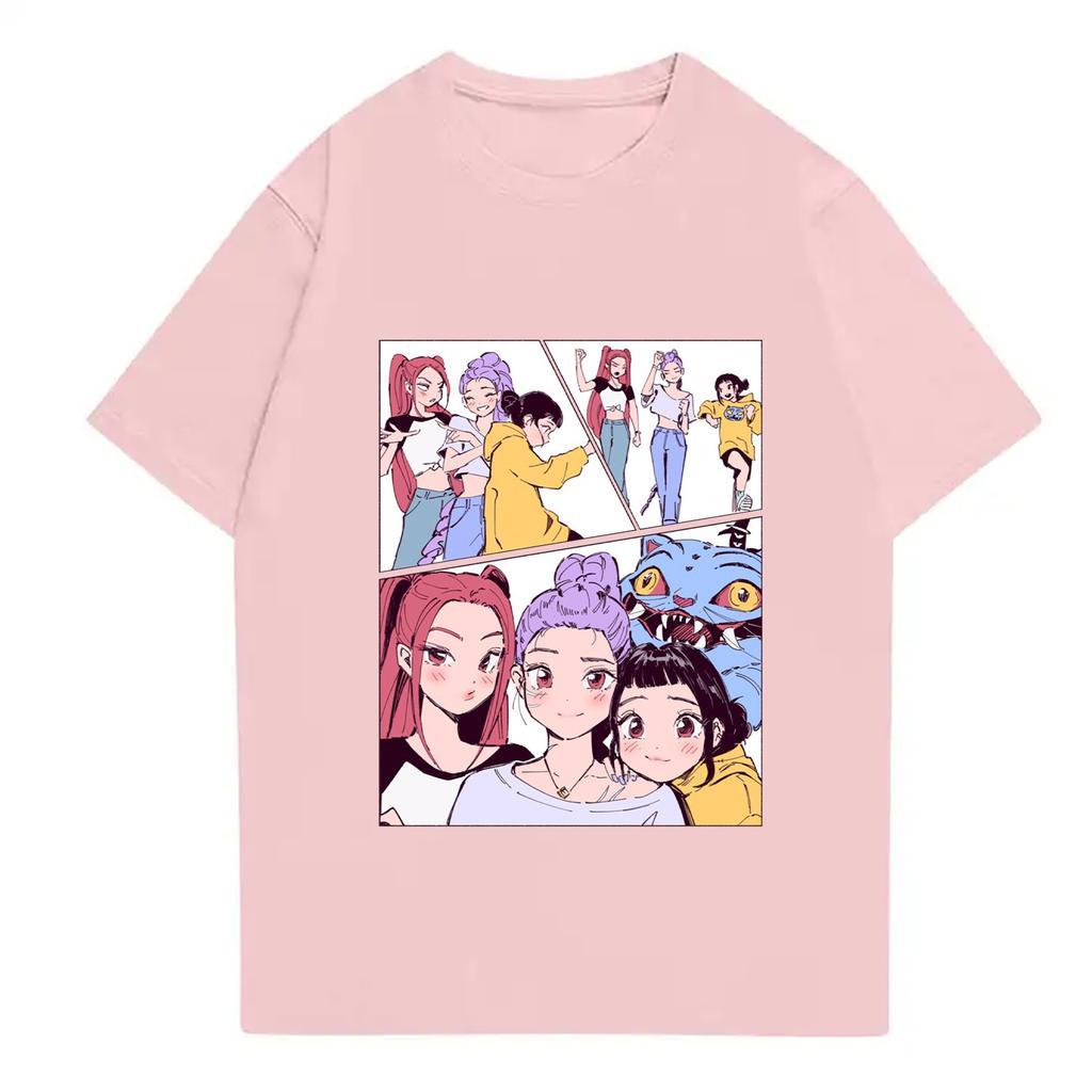Kid's Anime Printed Short Sleeved T-shirt
