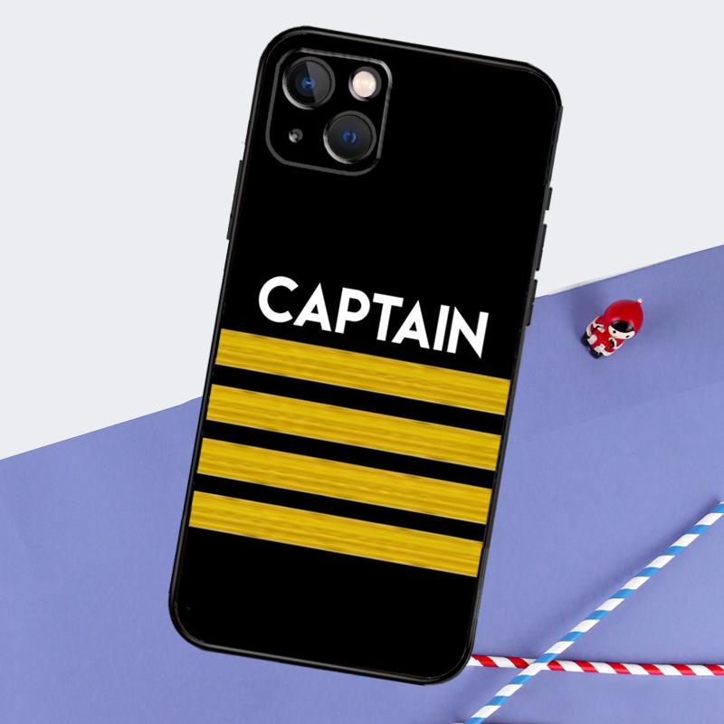 

Airplane Pilot Epaulette Phone Case For iPhone 16 Pro Max 11 13 14 15 Pro Max 12 Mini XR 16 15 Plus 16e Back Cover iPhone 12 mini