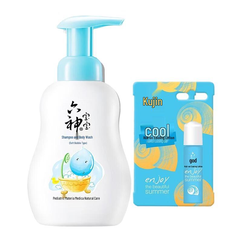 

Liùshén Baby Gentle Foam Wash & Cooling Roll-on Set