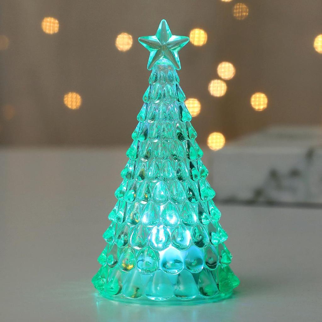 Mini Luminous Crystal Christmas Trees - Festive Ornaments & Creative Gifts for Kids