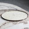 Light Luxury Stainless Steel Storage Plush Round Tray Ornaments Living Room Coffee Table Model Room Home Desktop Soft Decorations