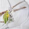 5 Stück Vogel Papageienkäfig Sicherheitsverschluss Haustier Vogelkäfige Nester Edelstahl Hummerverschluss Türschloss Schnalle Schwenkbar