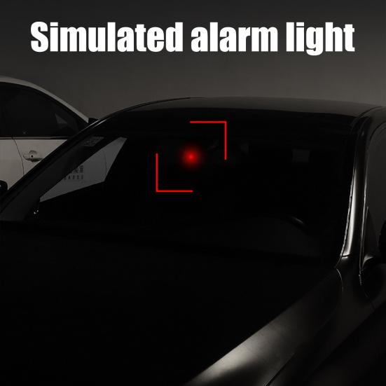 Car Interior Lights Solar Anti-Theft Warning Light Rechargeable Energy-Saving Car Snow Removal Device for SUV Sedan Off-Road