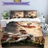 Ronaldo's Cristiano Ronaldo's Journey Bedding Set, Breathable Duvet Cover with Pillowcases, Soft Bed Linen for Bedroom Home Decoration, Perfect Festiv