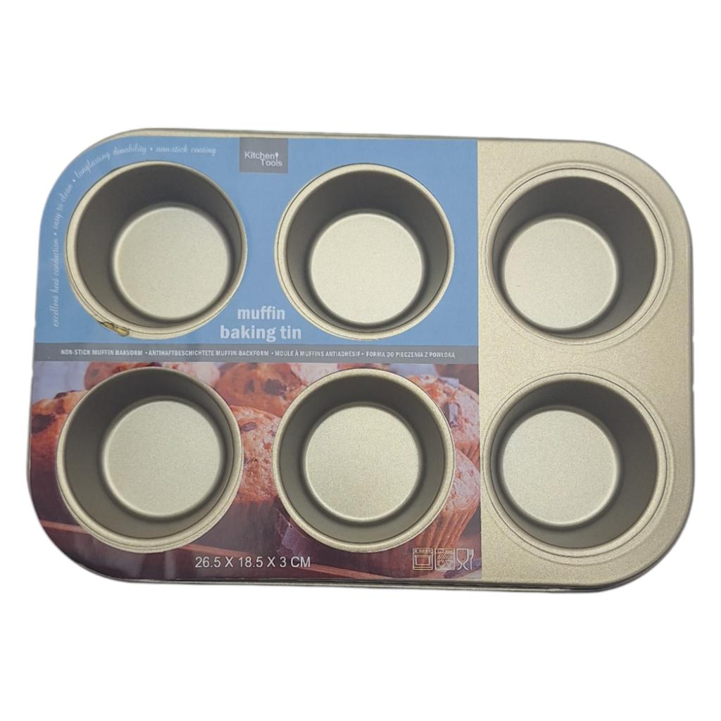Muffins And Cupcakes Baking Tray For 6 Cookies At A Time