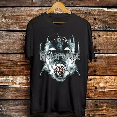 Nevermore Band Enemies Of Reality Black Cotton  Full Size S-5XL BT1222 Unisex T-Shirt
