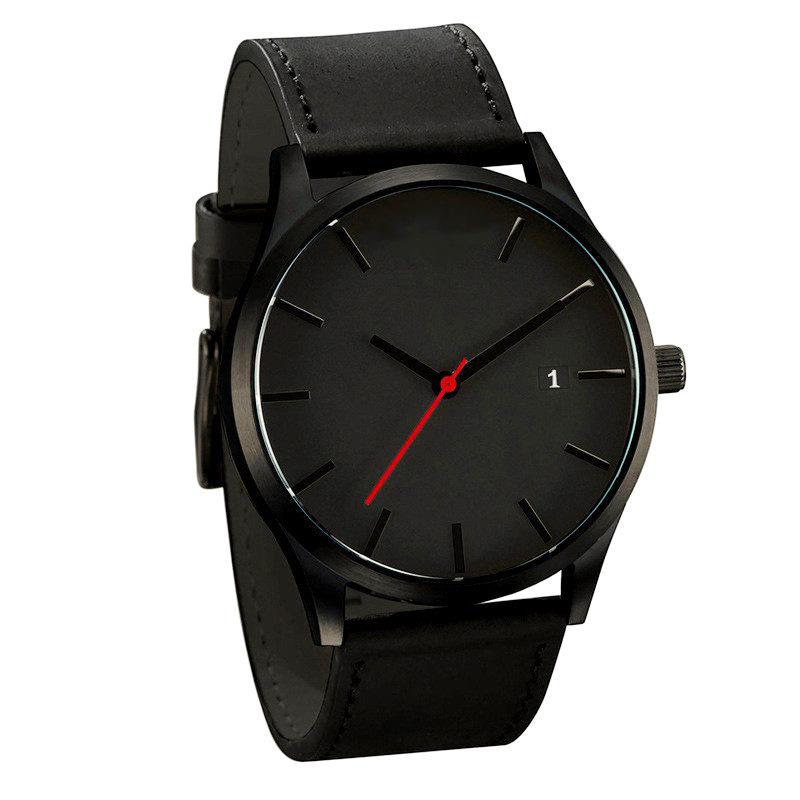 Relogio Masculino Men Watch Fashion Sport Watches Men's Calendar Leather Strap Quartz Wristwatch relojes hombre