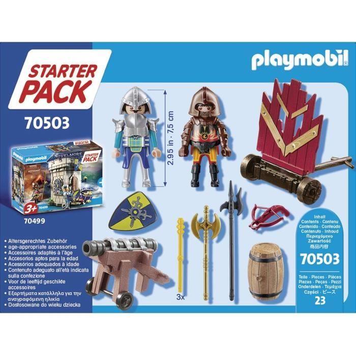 Playmobil - 70503 - novelmore - starter pack - chevaliers novelmore
