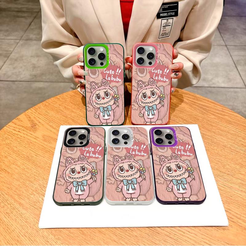 Labubu's Sweetheart Cuteness" Fashion Case for Oppo/Realme Series.Oppo A12,A1 Pro,A16K,Reno6 Lite,A3x,A32,A58,A17,Realme 7i,9i,V23,C15...