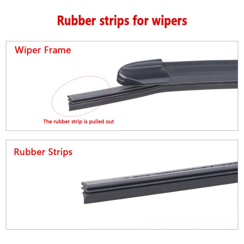 For Subaru Outback 2021 2022 2023 2024 Wiper Refill Rubber Strip Car Wiper Accessories 1Pair