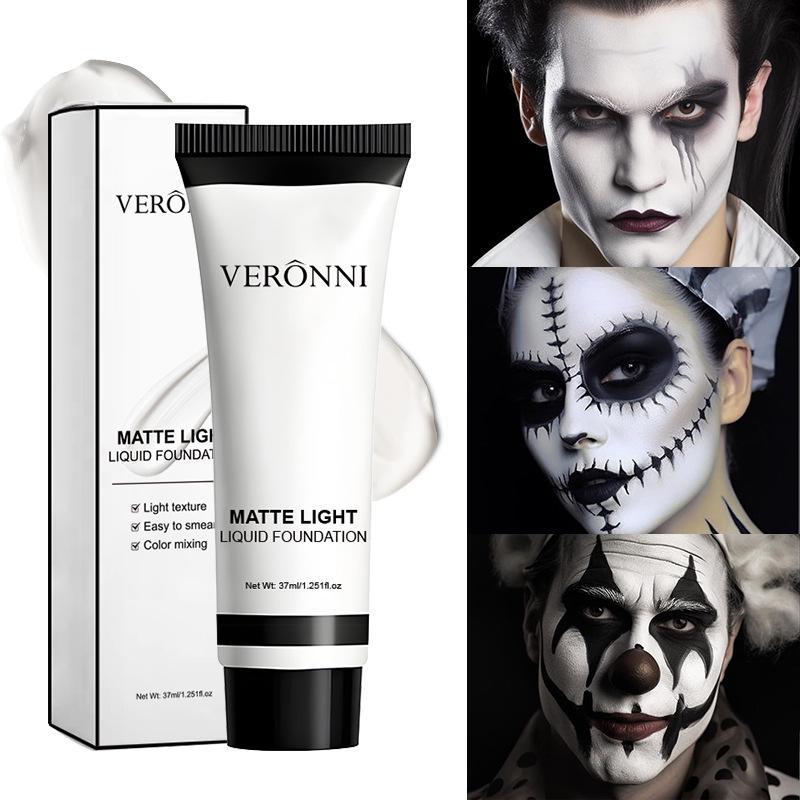 VERONNI Hydrating Color-Correcting Foundation for Stage Makeup and Darker Base Blending 37ml