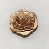 Portable Rose Flip-Top Double-Sided Compact Mirror - Small Gift for Girls