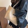 Texture Solid Color Bag 2026 Large-capacity Retro New Shoulder Bag Temperament Casual Niche Underarm Shoulder Bag