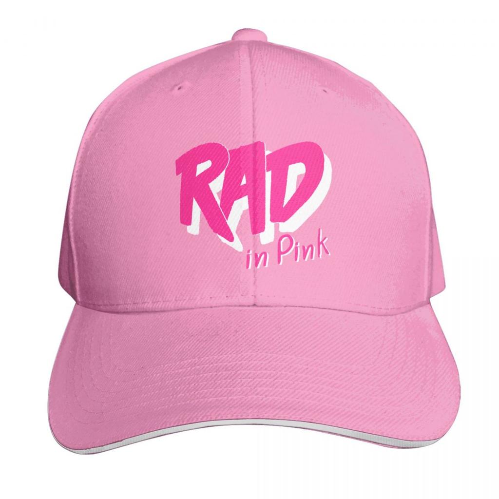 Rad in Pink Tee Shirt Black Baseball Cap winter hats for Unisex Hip Hop New In The Hat For Girls Unisexs