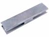 Zaundirekt - 672638 - Fence Post Adapter Accessories for The Industrial Program, Silver